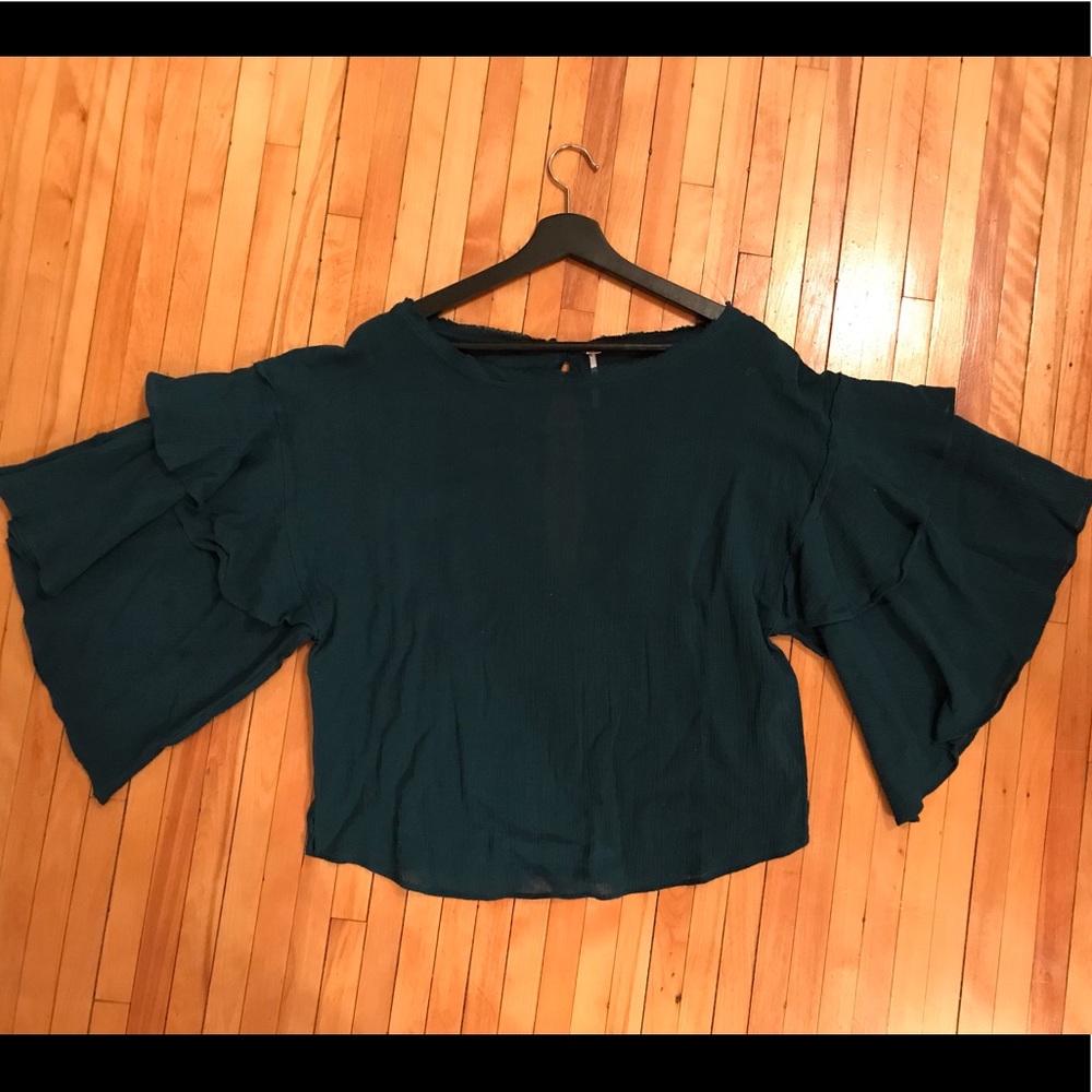 Free People Cool Cat Top, Sz S, French Rivera - Picture 5 of 6